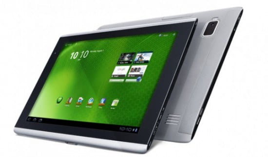 Acer a501 убрать заставку мегафон