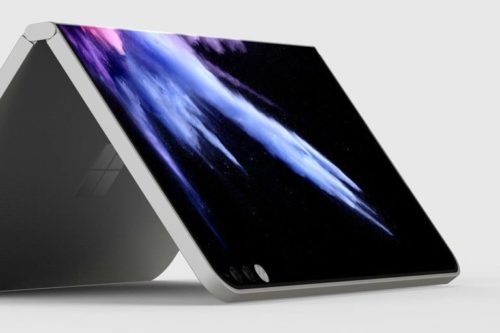 مايكروسوفت تحضر لجهاز قابل للطي بنظام Windows 10