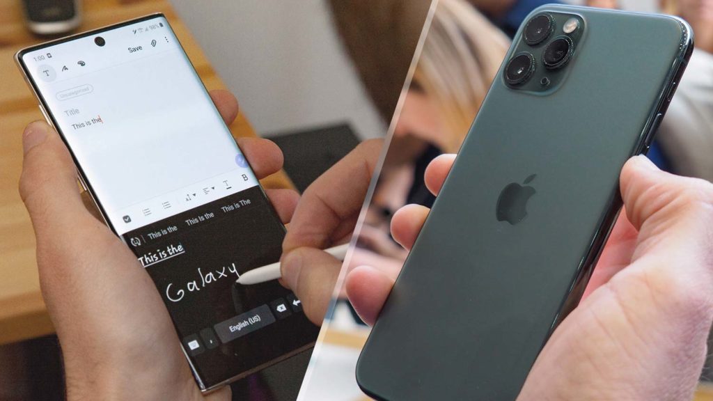 مقارنة بين آيفون 11 برو و نوت 10 .. أيهما أفضل؟