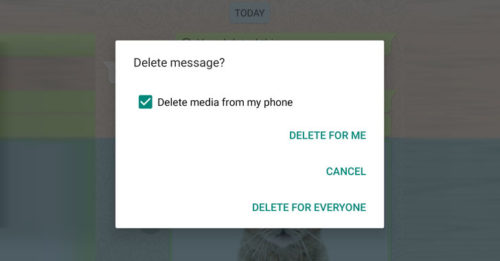 لماذا لا تحذف ميزة Delete For Every one من واتساب ملفات الميديا ضمن نسخة الآيفون