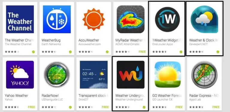 أفضل 15 تطبيق للطقس لهواتف اندرويد 2020