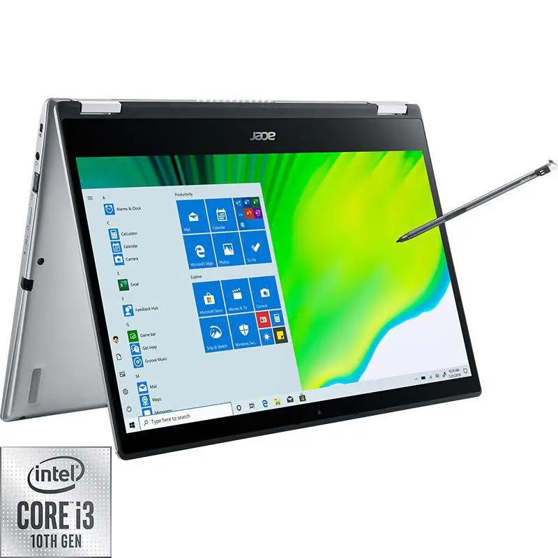 acer spin 3 sp314-54n-38rv 2-in-1 laptop – convertible folder + pen (stylus)