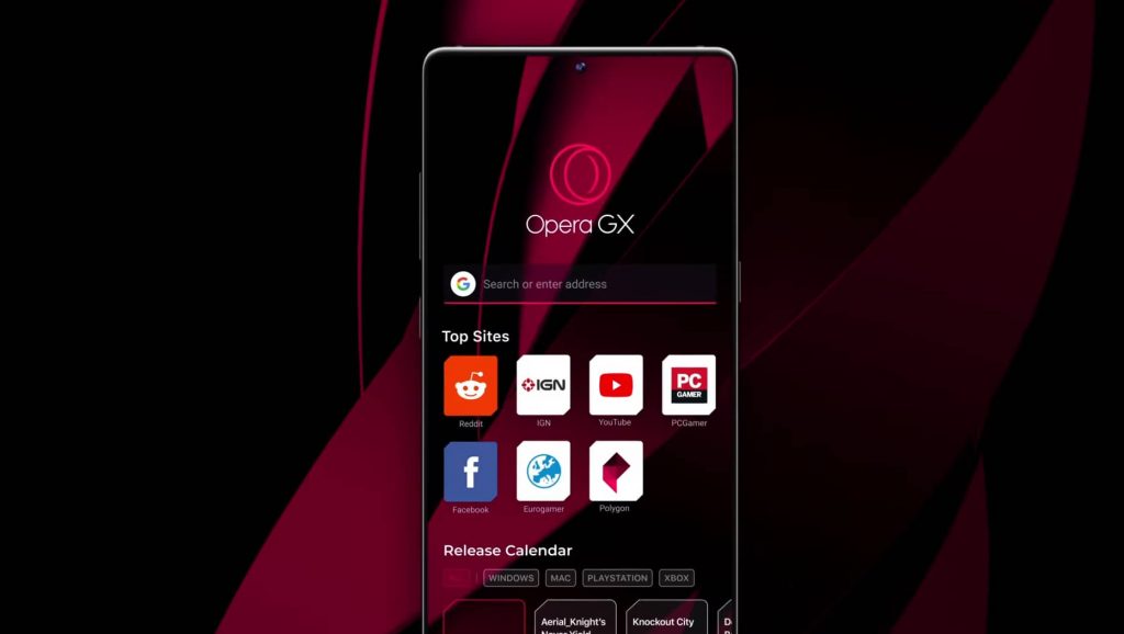 متصفّح ويب خاص باللاعبين على الهواتف الذكية.. تعرّفوا على Opera GX Mobile