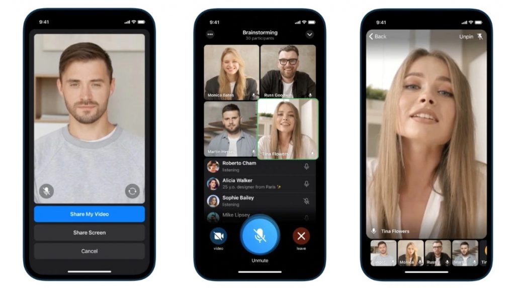اجتماعات رقمية أفضل بفضل الميّزات الجديدة في تطبيق Telegram