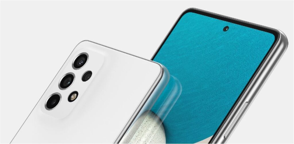 تسريبات غير مقصودة تكشف تصميم هاتف سامسونج المتوسط الجديد Galaxy A53 5G تسريبات غير مقصودة تكشف تصميم هاتف سامسونج المتوسط الجديد Galaxy A53 5G