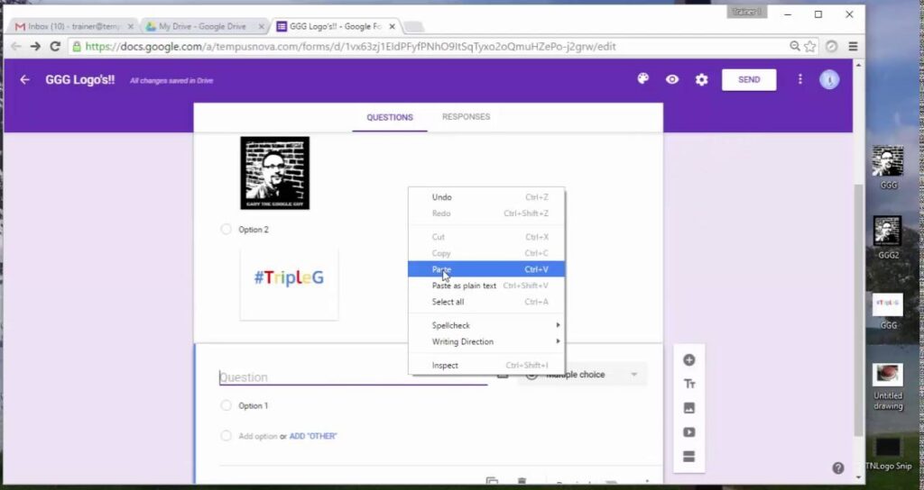 كيف نقوم بإضافة الصور إلى الاستطلاعات والأسئلة على Google Forms جوجل فورم ؟ كيف نقوم بإضافة الصور إلى الاستطلاعات والأسئلة على Google Forms جوجل فورم ؟