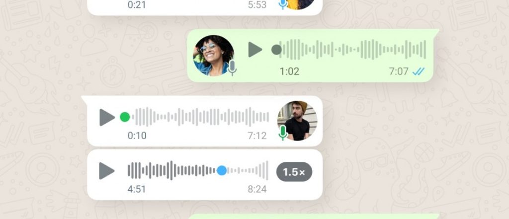 7 مليار رسالة صوتية يتم إرسالها يوميًا على تطبيق WhatsApp والشركة تحتفل بذلك عبر إضافة المزيد من الميّزات للرسائل الصوتية ضمن التطبيق! 7 مليار رسالة صوتية يتم إرسالها يوميًا على تطبيق WhatsApp والشركة تحتفل بذلك عبر إضافة المزيد من الميّزات للرسائل الصوتية ضمن التطبيق!
