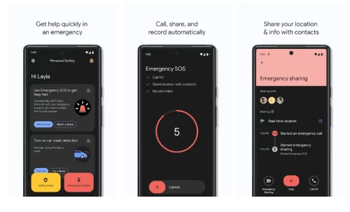 Google تقوم بتوفير تطبيق Personal Safety على هواتف Android التي تعمل بنظام Android 13