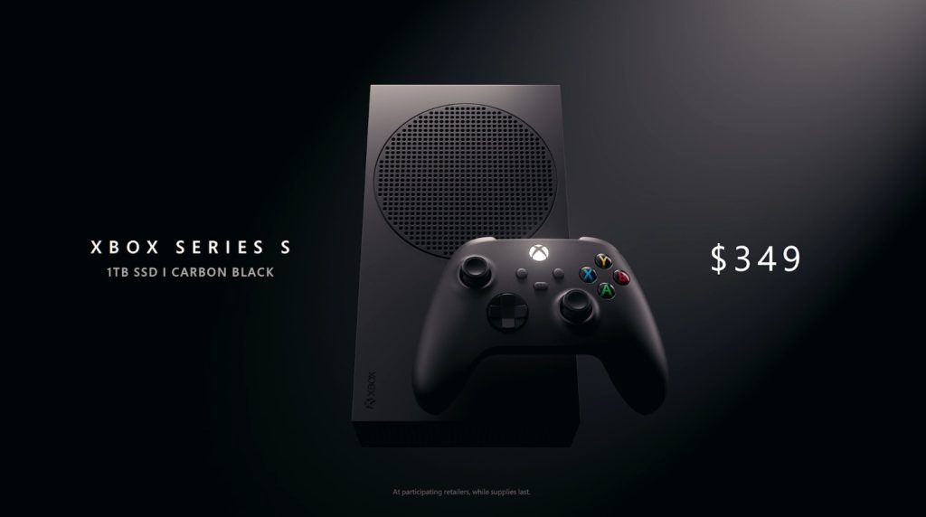 Microsoft تعلن عن Xbox Series S باللون الأسود مع سعة تخزين 1 تيرابايت