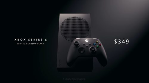 Microsoft تعلن عن Xbox Series S باللون الأسود مع سعة تخزين 1 تيرابايت