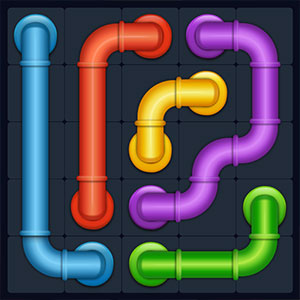 تحميل لعبة Line Puzzle: Pipe Art is a super لتوصيل أنابيب المياه الملوّنة، للأندرويد والأيفون