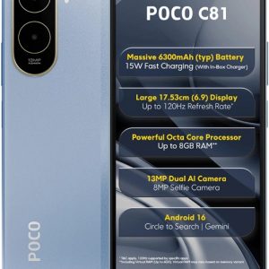 Xiaomi Poco C81 | شاومي بوكو سي 81