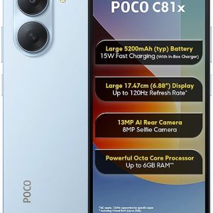 Xiaomi Poco C81x | شاومي بوكو سي 81 اكس