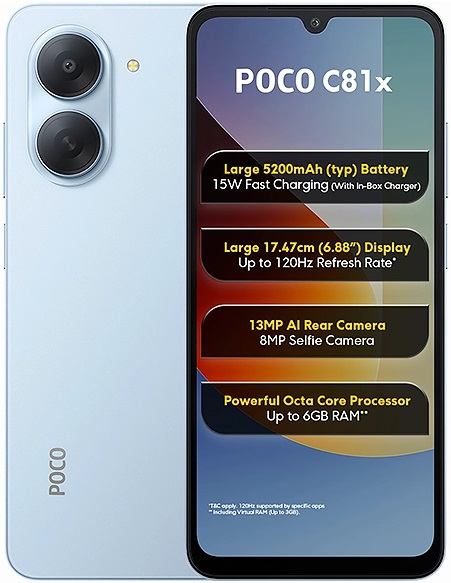 سعر و مواصفات Xiaomi Poco C81x
