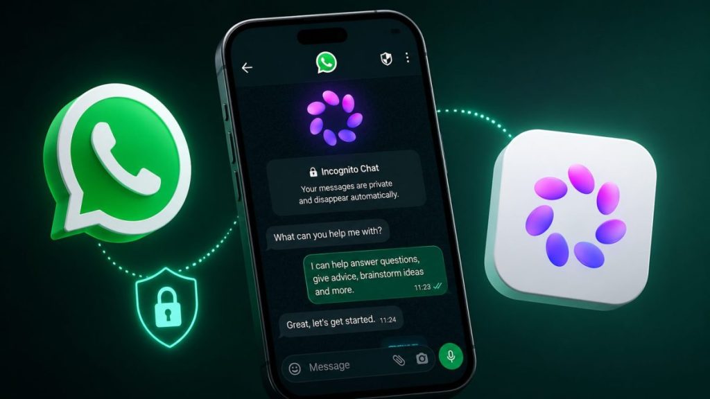 ميتا تعلن عن وضع Incognito Chat لمحادثات AI الخاصة في واتساب
