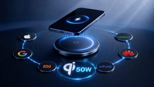 عمالقة التكنولوجيا يتحدون لتطوير معيار الشحن اللاسلكي الموحد (Qi) بقوة 50 واط